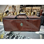 Marcus Bonna Case for 2 Piston Trumpets, Crocodile Leather