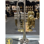 Yamaha YTR-9445NYSIII-YM "New York" C Trumpet, Silver, YM Bell