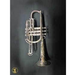 King Silver Tone Cornet