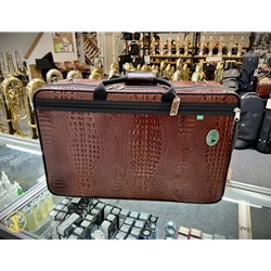 Marcus Bonna Case for 3 Piston Trumpets, Crocodile Leather