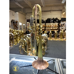 Taylor Piranha Bb Trumpet, Red Brass Flare