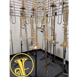 Courtois AC421BHRA Creation Series: "New York" F-Attachment Trombone, Open Wrap, Gold Brass Flare