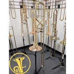 Courtois AC424BXRA Creation Series "Florida" F-Attachment Trombone, Open Wrap, Gold Brass Flare
